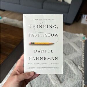 THINKING FAST AND SLOW paperback book Hardcover